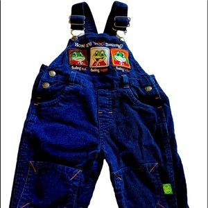 Leap frog baby vintage overalls